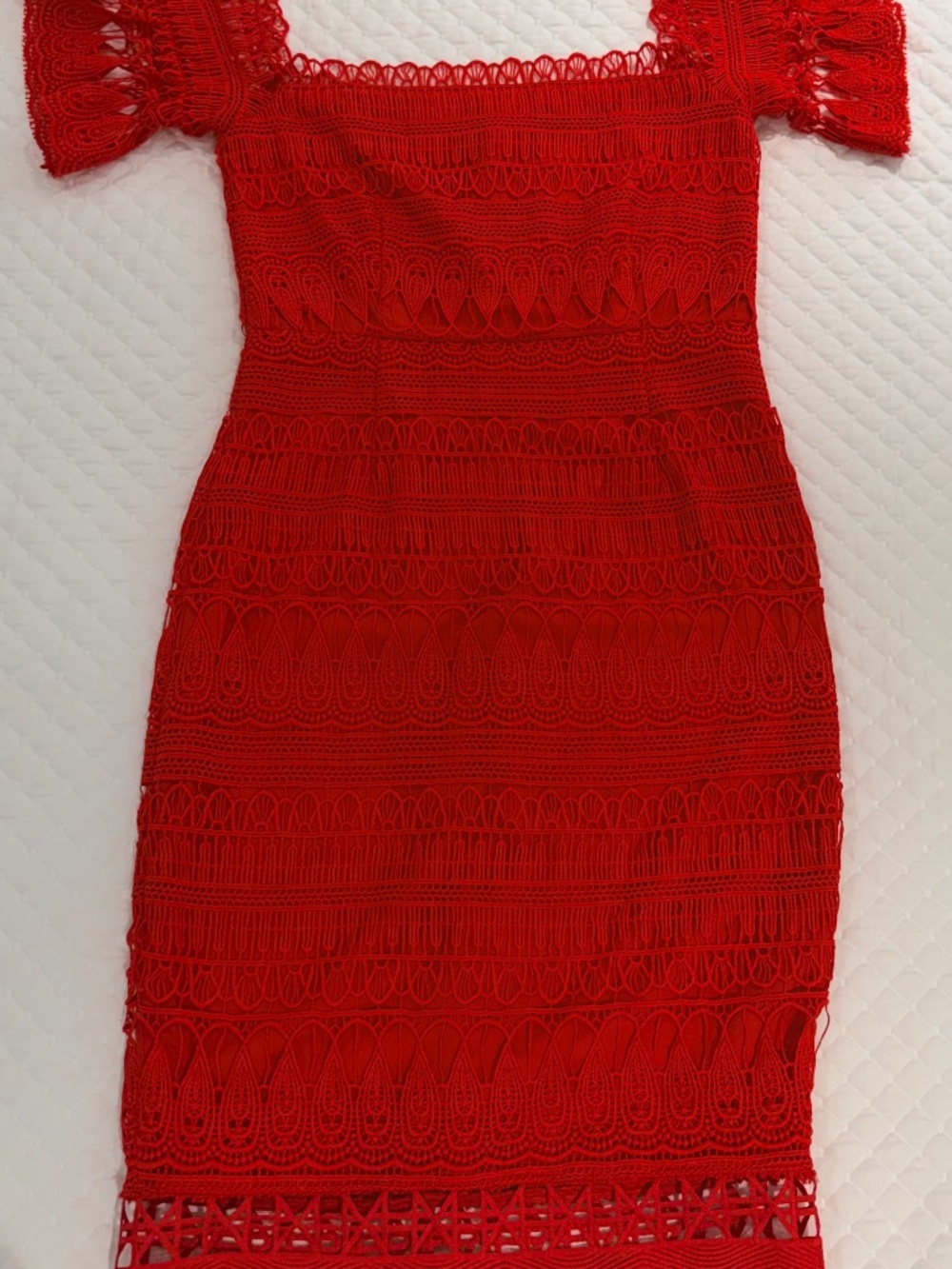 Ladies Medium "Sayler" Red Dress - Picture 1 of 3